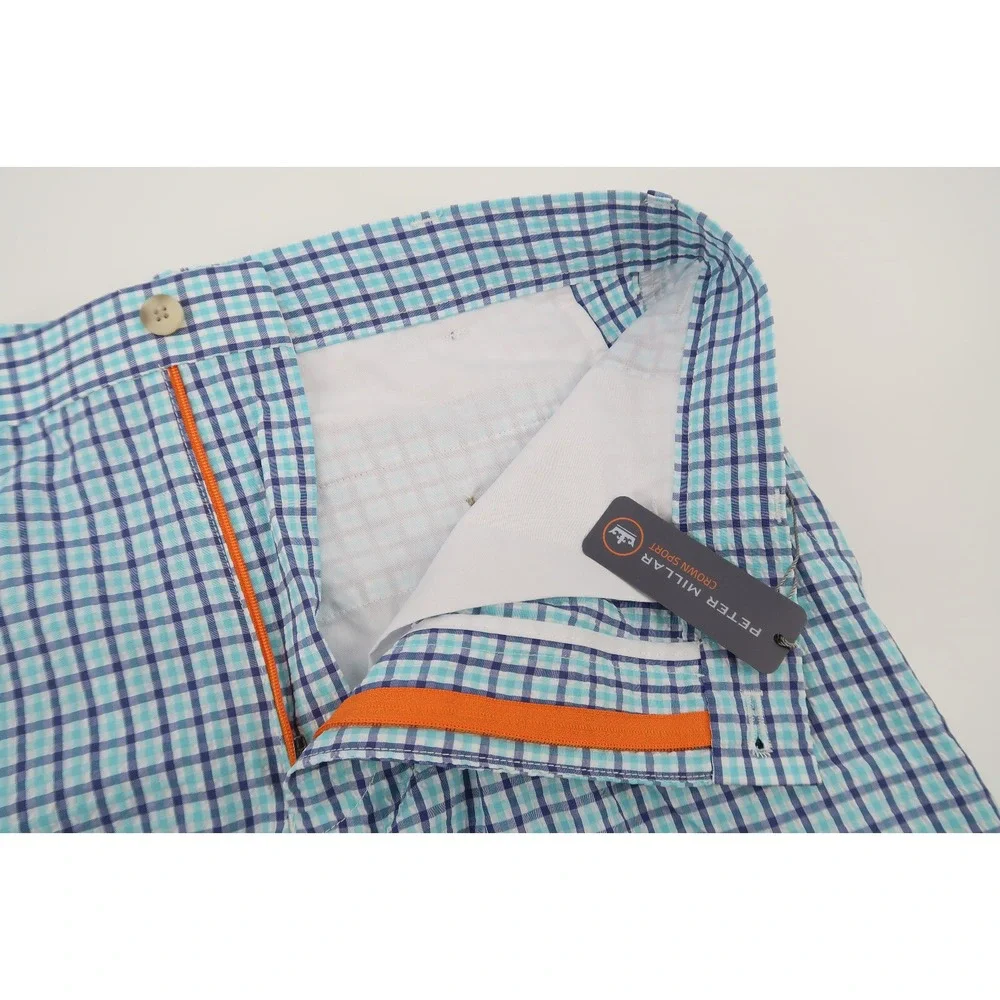 Peter Millar Mens 35‎ Golf Shorts MS17EB86 Crown Sport Apex Seersucker NEW